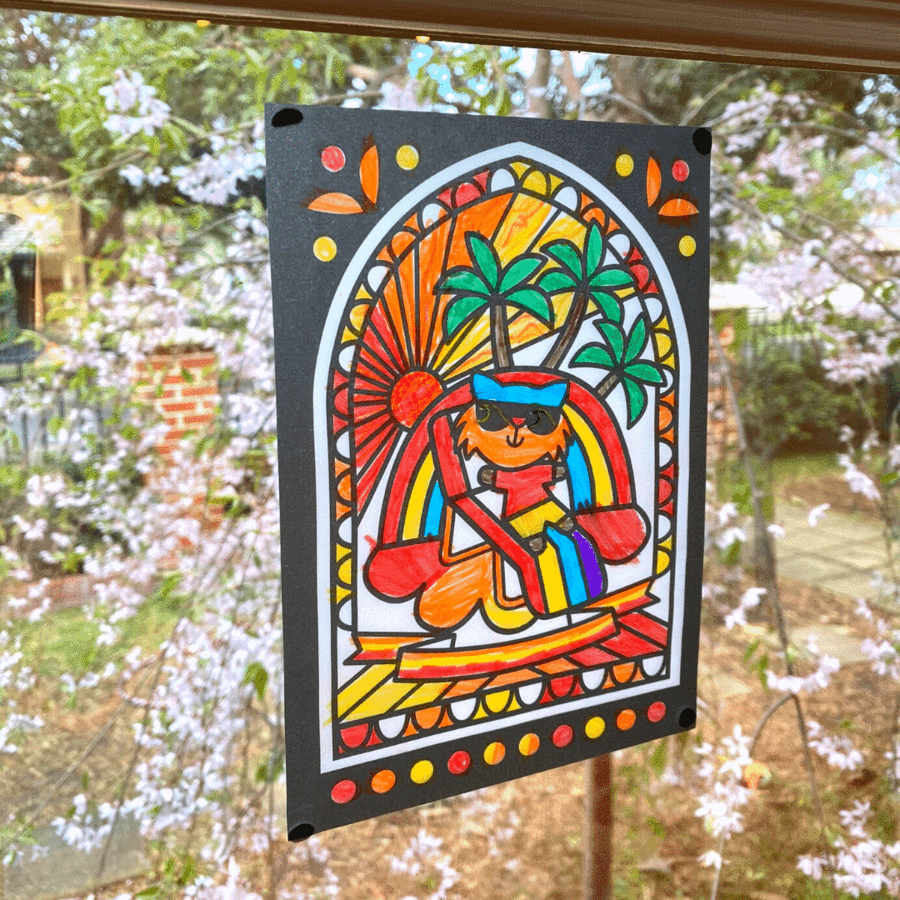 Tiger Tribe Stained Glass Set (Sunshine Hits)