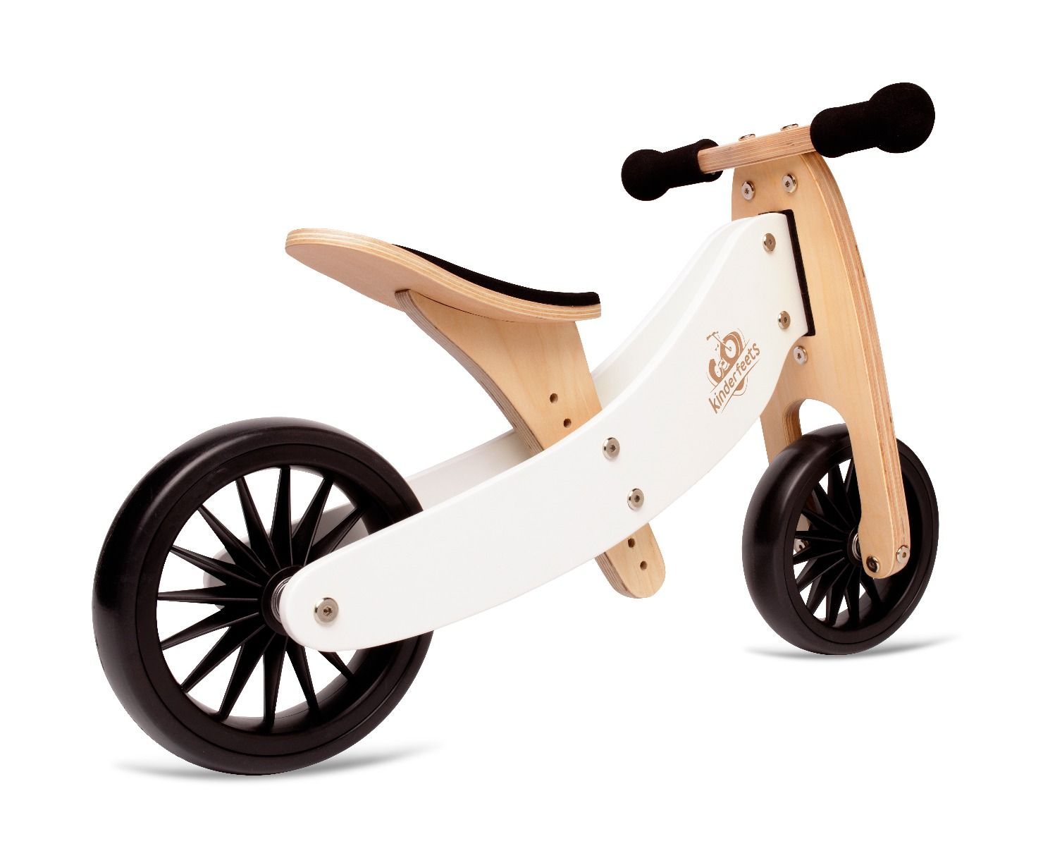 Kinderfeets Tiny Tot Plus Balance Bike (White)