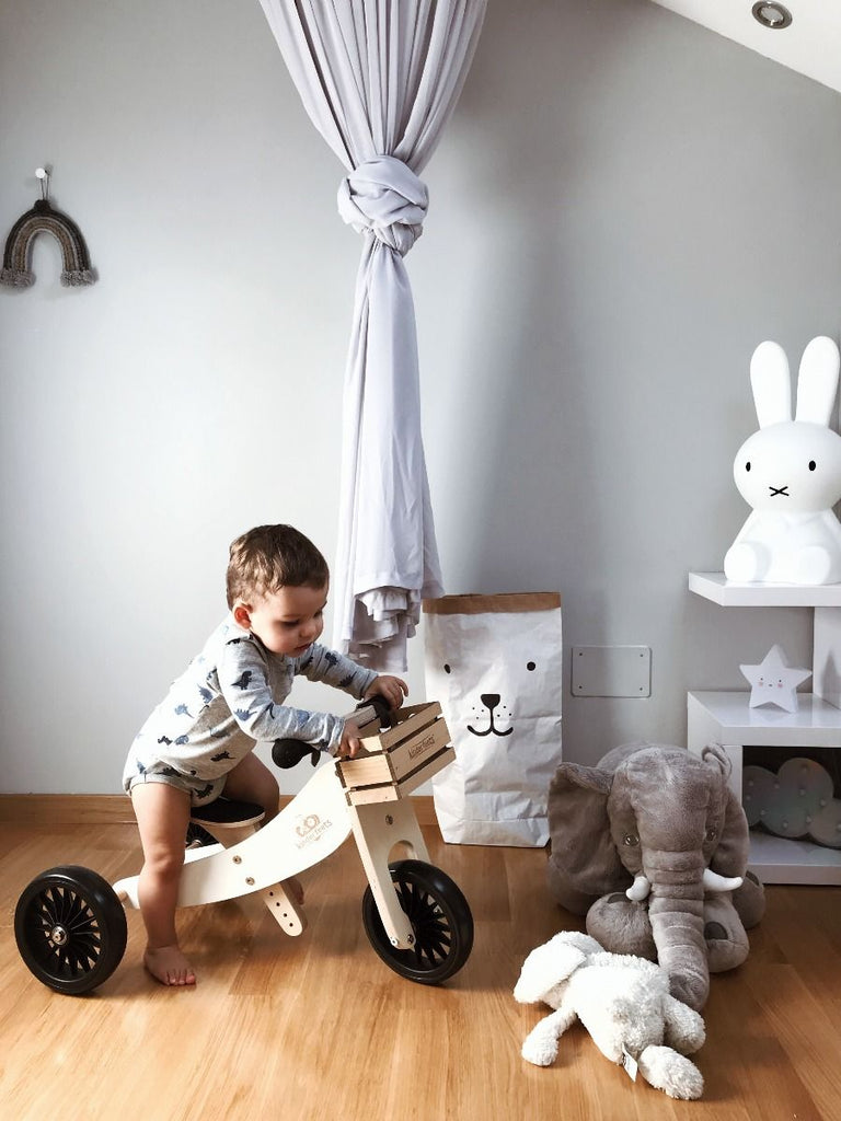 Kinderfeets Tiny Tot Plus Balance Bike (White)