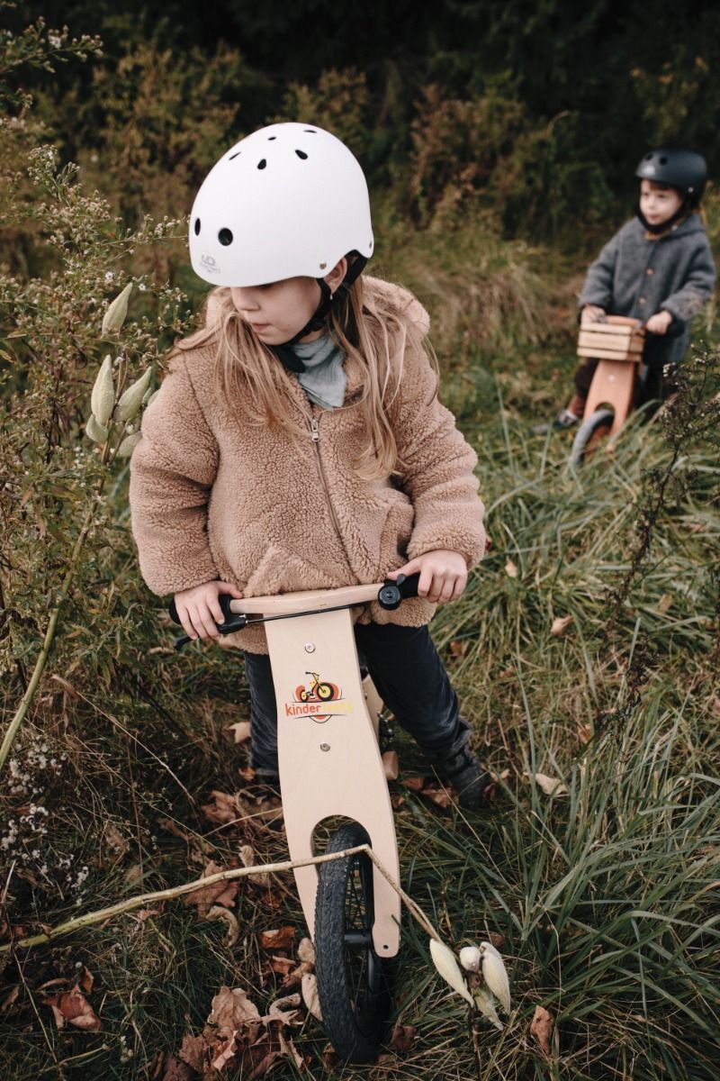 Kinderfeets Toddler Helmet (White Matte)