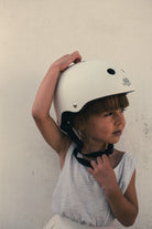 Kinderfeets Toddler Helmet (White Matte)