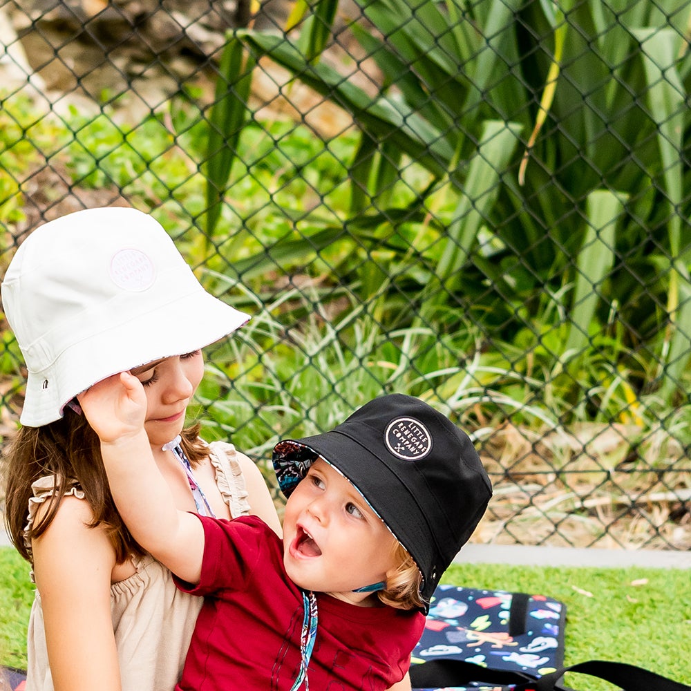 Little Renegade Reversible Bucket Sun Hat (Wild)