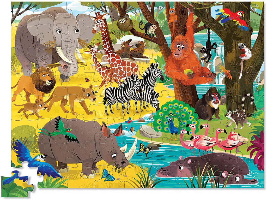 Croc Creek Wild Safari Puzzle (72 Piece)