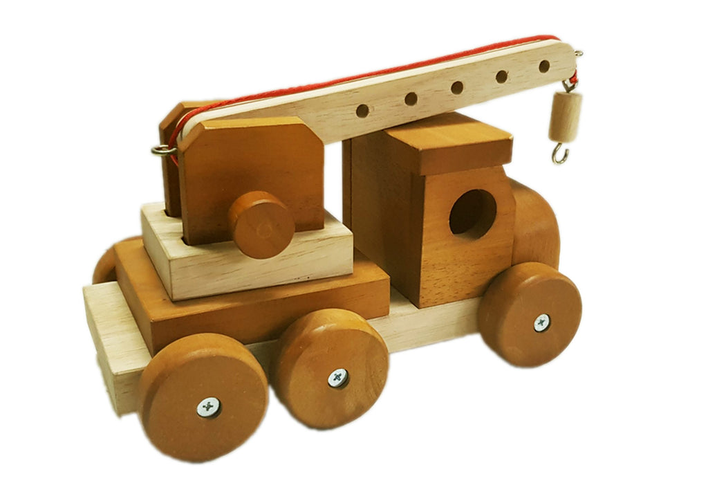 q toys wooden crane